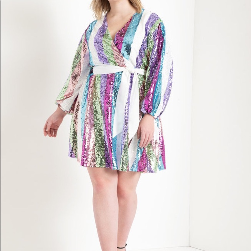 Eloquii sequin dress